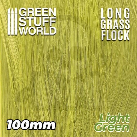 Long Grass Flock 100mm - Light Green