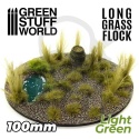 Long Grass Flock 100mm - Light Green