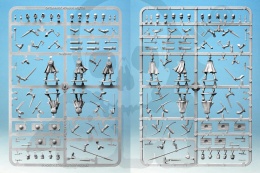 Human Light Infantry - ludzie lekka piechota - 5 szt. (1 ramka)