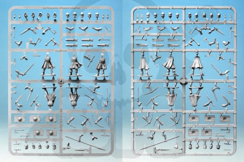 Human Light Infantry - ludzie lekka piechota - 5 szt. (1 ramka)