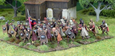 Human Light Infantry - ludzie lekka piechota - 5 szt. (1 ramka)