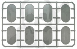 Podstawki pod figurki 25x50 mm 8szt. Bases Warlord