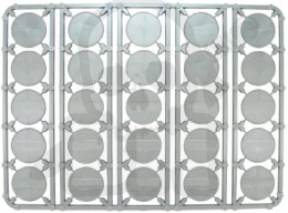 Podstawki pod figurki 25 mm 25szt. Bases Warlord