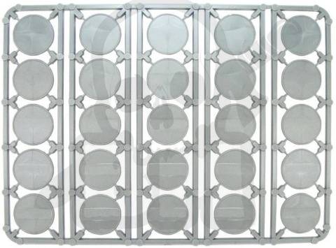 Podstawki pod figurki 25 mm 25szt. Bases Warlord