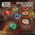 Resin Token Stickers 15mm 88 szt.