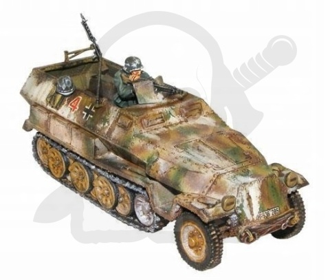 Sd.Kfz 251/1 ausf C halftrack - niemiecki transporter opancerzony