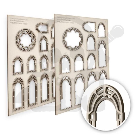 Skeleton Miniature Windows - Small - małe okna szkieletów