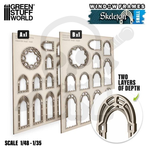 Skeleton Miniature Windows - Small - małe okna szkieletów
