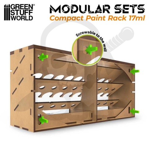 Stojak na farby 17ml - organizer poziomy - Vertical Compact