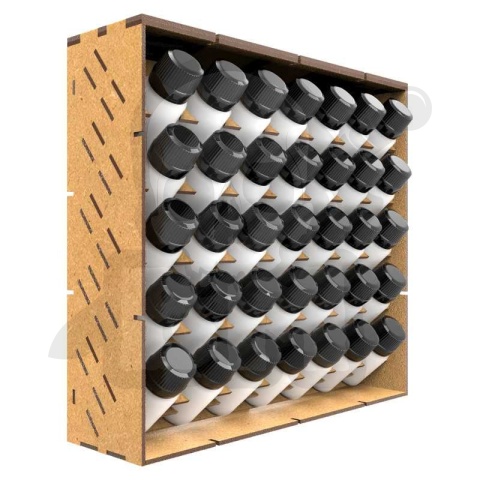 Stojak na farby 30ml - organizer pionowy - Vertical