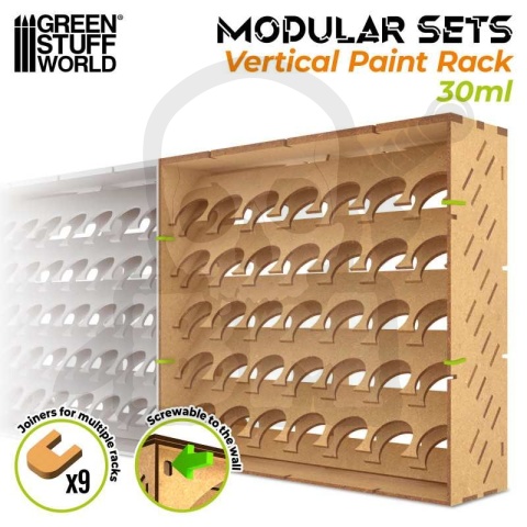 Stojak na farby 30ml - organizer pionowy - Vertical