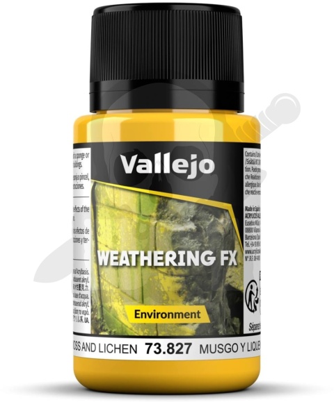 Vallejo 73827 Weathering FX - Environment - Moss and Lichen Effect (40 ml)