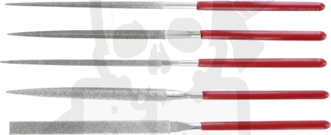 Vallejo T03002 Pilniki diamentowe iglaki 5 szt. zestaw pilników