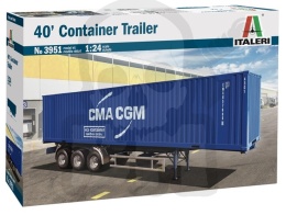 1:24 Naczepa ciężarówki - kontener - 40' Container Trailer