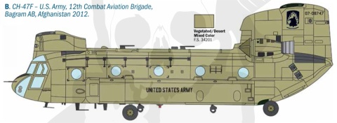 1:48 Cięzki śmigłowiec transportowy Chinook HC.2/CH-47F