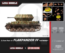 1:72 3.7cm FlaK 43 Flakpanzer IV Ostwind