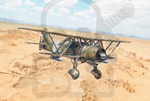 1:48 Model nocnego myśliwca FIAT CR.42 Falco Assault/Night Fighter