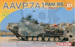 1:72 Amerykańska amfibia AAVP7A1 RAM/RS w/Interior