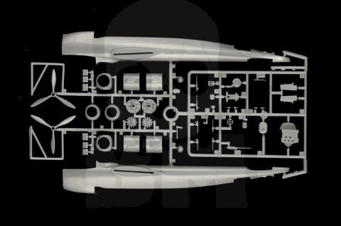 1:72 Model bombowca Dornier Do 217 K-1/K-2 with Fritz-X guided bombs