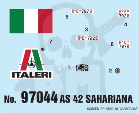 1:72 Włoski samochód sił specjalnych AS 42 Sahariana