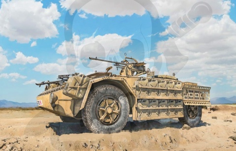 1:72 Włoski samochód sił specjalnych AS 42 Sahariana