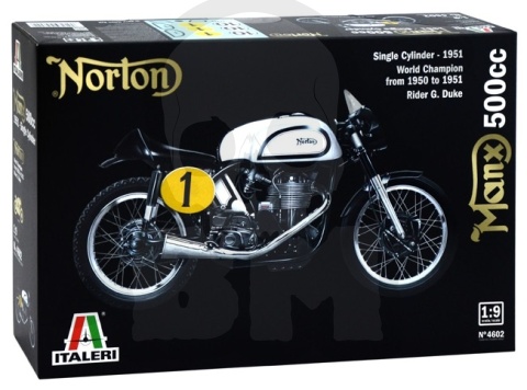 1:9 Model motocykla Norton Manx 550 cc