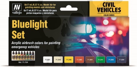 Vallejo 71154 Zestaw Model Air Bluelight Set