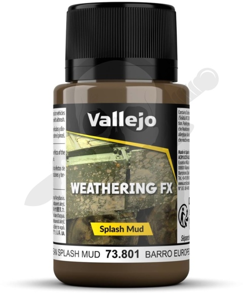 Vallejo 73801 Weathering FX - Splash Mud - European 40 ml