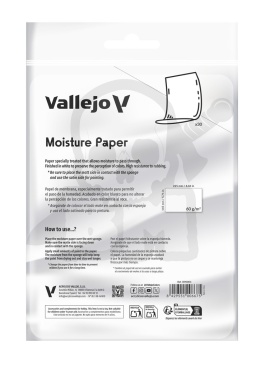 Vallejo B90003 - Moisture Paper (30 szt.) - papier do mokrej palety