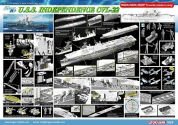 1:350 U.S.S. Independence CVL-22 Smart Kit - model lotniskowca
