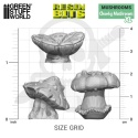 3D printed set Chunky Mushrooms XL 1:48 - grube grzyby 6 szt.