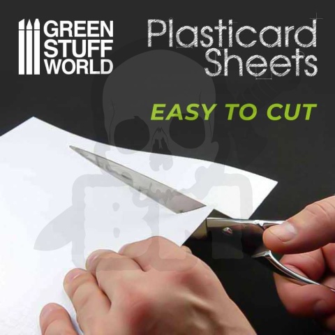 ABS Plasticard A4 - arkusze 0,5-2mm A4 7 szt.