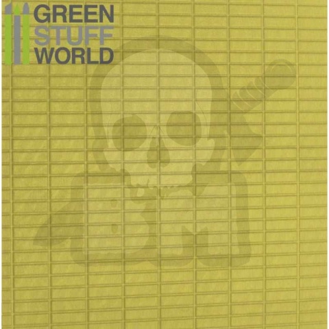 ABS Plasticard - Duże prostokąty arkusz teksturowany A4