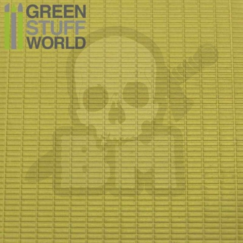 ABS Plasticard - Małe prostokąty arkusz teksturowany A4