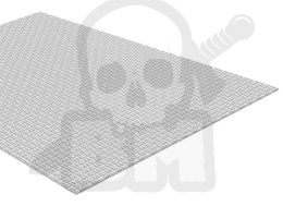 ABS Plasticard - Podwójny diamentowy arkusz teksturowany A4