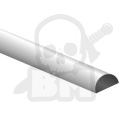 ABS Plasticard - Profile SEMICIRCLE 2x3mm 10 szt.