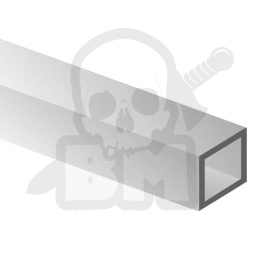 ABS Plasticard - Profile SQUARED TUBE 6mm 5 szt.