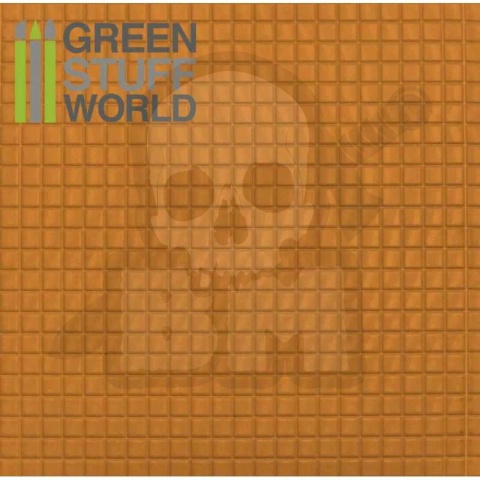 ABS Plasticard - Średni kwadrat arkusz teksturowany A4