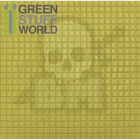 ABS Plasticard - Średni kwadrat arkusz teksturowany A4