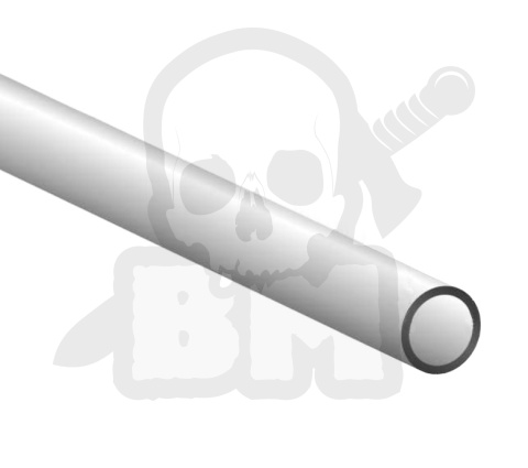 ABS Plasticard - profile TUBE 2mm 10 szt.