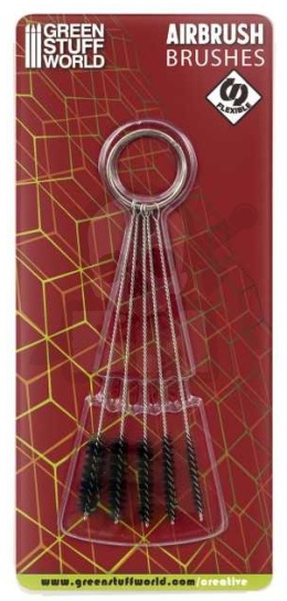Airbrush Cleaning Brushes set wyciory do czyszczenia aerografu 5 szt.