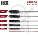Airbrush Cleaning Brushes set wyciory do czyszczenia aerografu 5 szt.