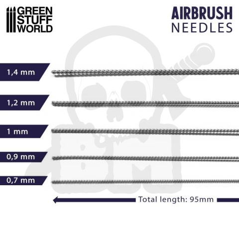 Airbrush Nozzle Cleaning Wires igły do czyszczenia dysz aerografu
