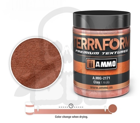 Ammo Mig 2171 Terraform Premium Textures - Clay 100ml