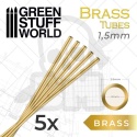 Green Stuff Brass Tubes 1,5mm pręt 5 szt.