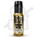 Chrome Paint Antique Gold 17ml - metaliczna modelarska farbka efekt lustra