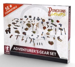 Dungeons & Lasers - Adventurer's Gear Set - wyposażenie śmiałka