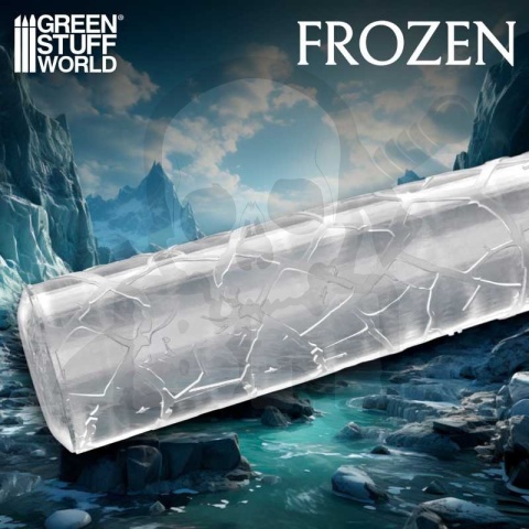Frozen Rolling Pin wałek do odciskania miniaturowych tekstur Mróz