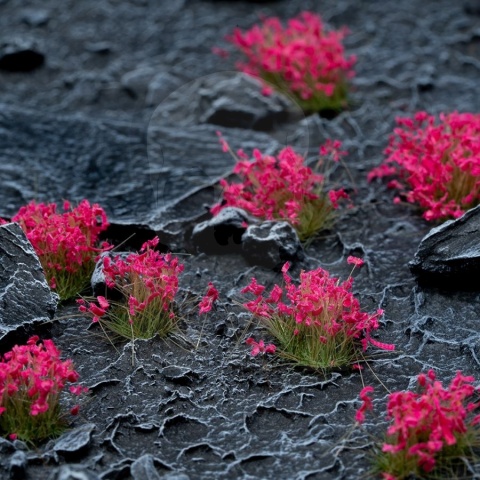 Gamers Grass: Pink Flowers (Wild) 70 kępek 6mm