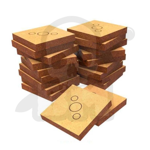 MDF Bases - Square 20 mm 20 szt. podstawki pod figurki